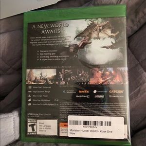 Xbox One monster hunter NEW